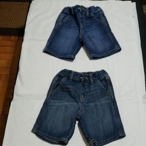 2 Toddler denim shorts